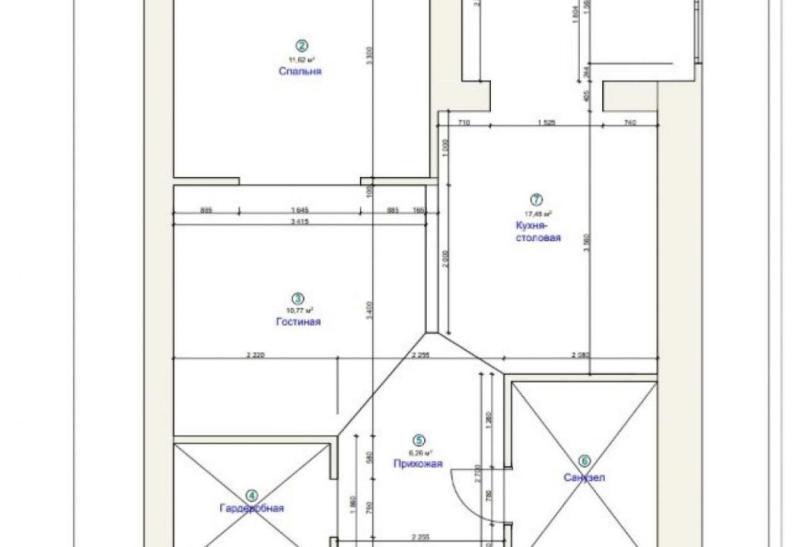 Продажа 2к квартиры 60 кв. м на вул. Поштова,119 